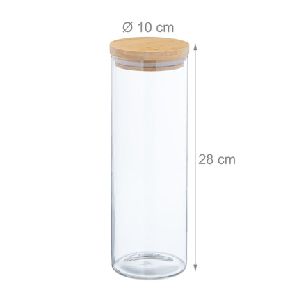 4 gab. uzglabāšanas burkas 1600 ml