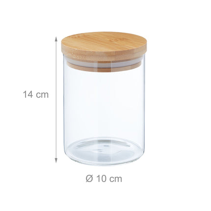 4 gab. uzglabāšanas burkas 750 ml