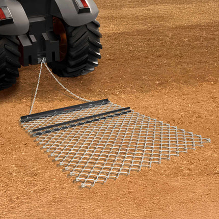 4 x 5 Ft Chain Drag Harrow, Steel ATV UTV Tractor
