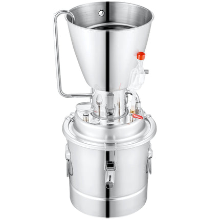 50L Alcohol Still Kit, Stainless Steel, Pump, Thermometer