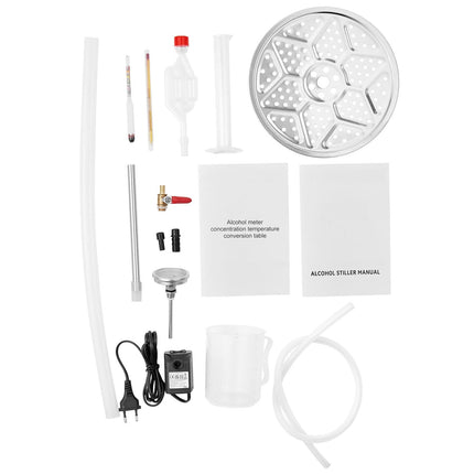 50L Alcohol Still Kit, Stainless Steel, Pump, Thermometer