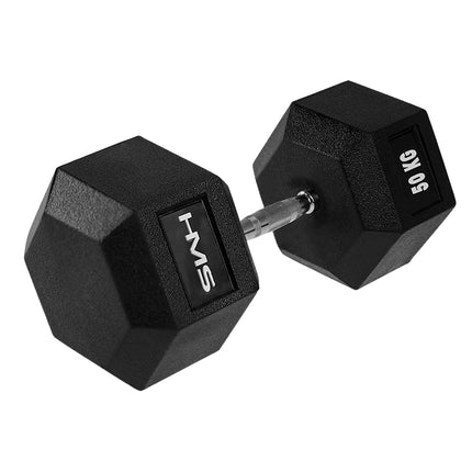 50 kg sešstūra hanteļu komplekts - izturīgs tērauds