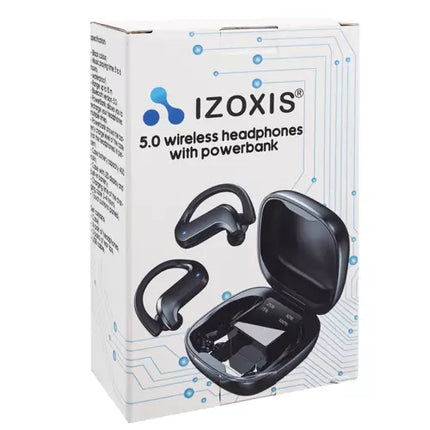 5.0 bezvadu austiņas ar 20378 power bank