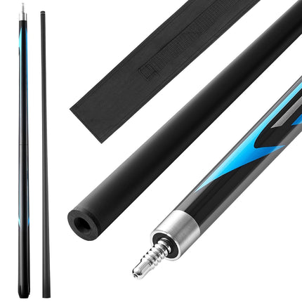 58-Inch Jump Break Pool Cue, Carbon Fiber Shaft