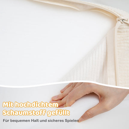 5 daļu putuplasta kāpšanas bloku komplekts ar bumbu bedri, bēšs