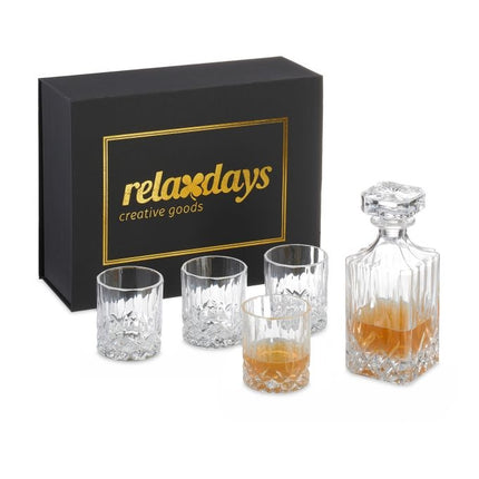 5-Piece Whisky Set Decanter & Glasses