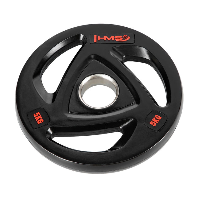 5 kg melns olimpiskais svara disks