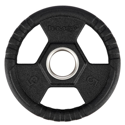 5 kg melns olimpiskais svara disks