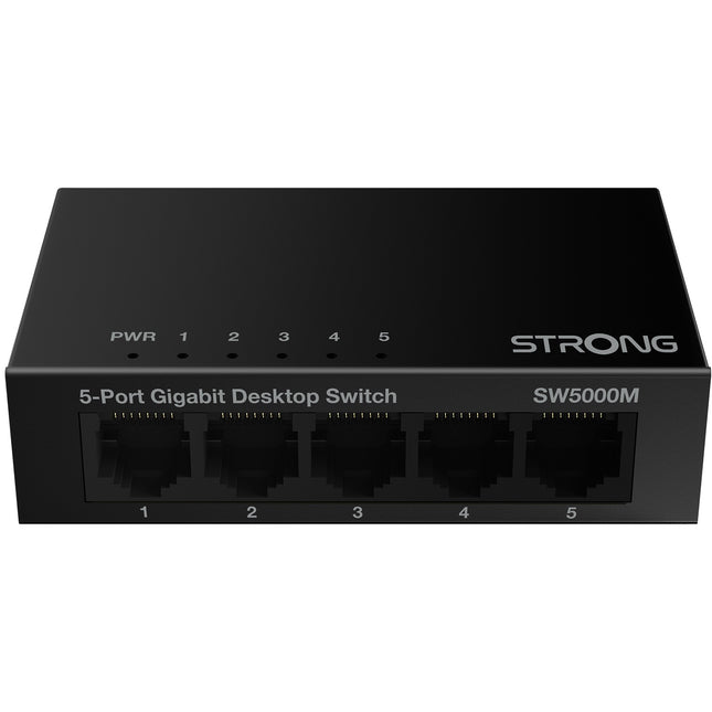 5-port Gigabit switch Metal Black