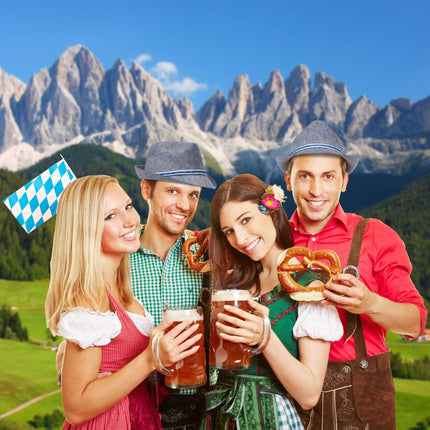 5x Tradicionālā Bavārijas cepure