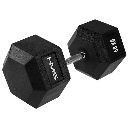 60 kg sešstūra hantele - izturīga, ergonomiska dizaina
