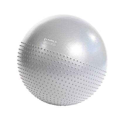 65 cm gaiši pelēka vingrošanas bumba vingrošanai un jogai
