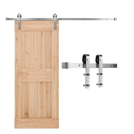 6FT Sliding Barn Door Hardware Kit, 330 lb Capacity