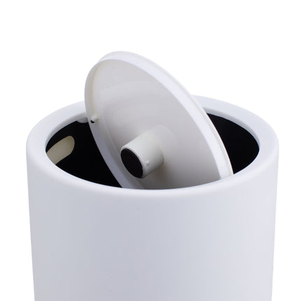 6L plastmasas vannas istabas atkritumu tvertne ar grozāmu vāku