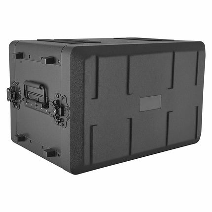 6U Rackmount Flight Case – 260 mm Depth, Mic Storage