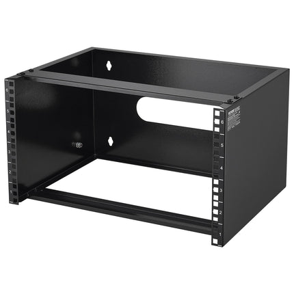 6U Wall Mount Network Rack, 19-Inch, 14-Inch Depth, 50 lb