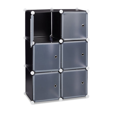 6-door shelving system