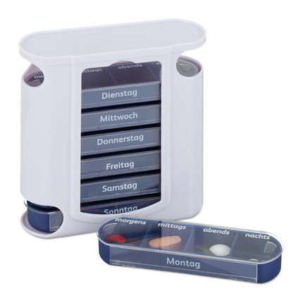 7-Day Pill Box with 4 Compartments Each