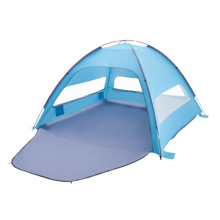 8-Person Beach Tent Sun Shelter, UPF 50+, Sand Pockets