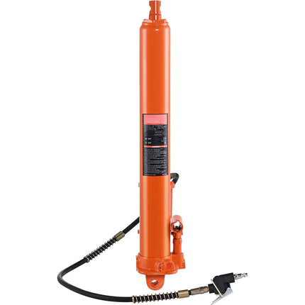 8-Ton Hydraulic Long Ram Jack with Air Pump, Clevis Base