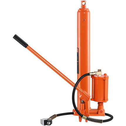 8-Ton Hydraulic Long Ram Jack with Air Pump, Clevis Base