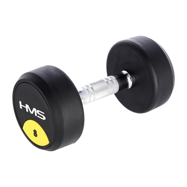 8 kg gumijas hantele - mājas sporta zāles aprīkojums