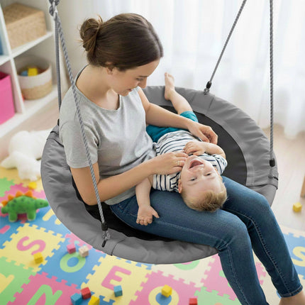 90 cm apaļas ligzdas šūpoles bērniem un pieaugušajiem