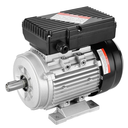 AC Electric Motor, Single Phase 0.55kW 1400 RPM 19mm Shaft