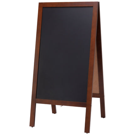 A-Frame Sidewalk Chalkboard Sign, Double-Sided 20x40