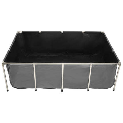 Above-Ground Fish Pond, 470 Gal PVC, Clear Panel