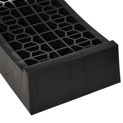 Piekļuves Rampas Komplekts, 2 Gb., Sliekšņa Rampa, Ietves Rampa, Gumijas Rampas, Melnas, 70X20X8Cm