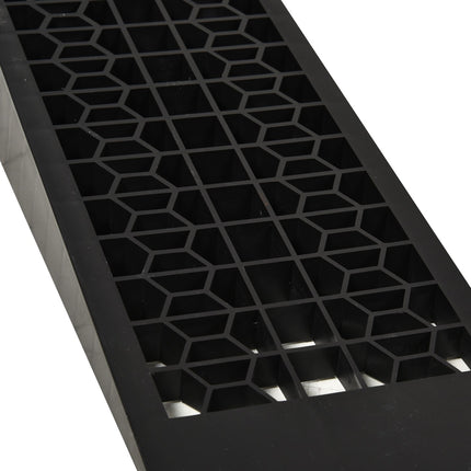 Piekļuves Rampas Komplekts, 2 Gb., Sliekšņa Rampa, Ietves Rampa, Gumijas Rampas, Melnas, 70X20X8Cm