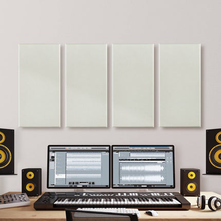 Acoustic Panels, 4-Pack 2-Inch Self-Adhesive Fiberglass