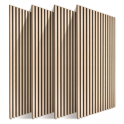 Akustisko sienas paneļu komplekts, 120x60 cm, koka finiera līstes
