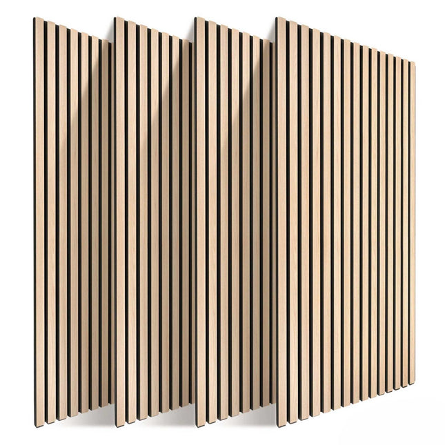 Akustisko sienas paneļu komplekts, 120x60 cm, koka finiera līstes