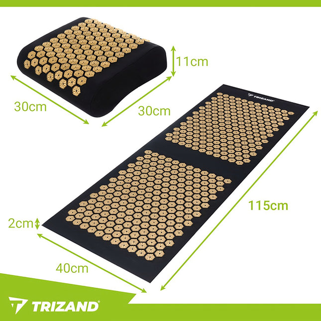 Akupresūras paklājiņš + Trizand bumbiņas 23375
