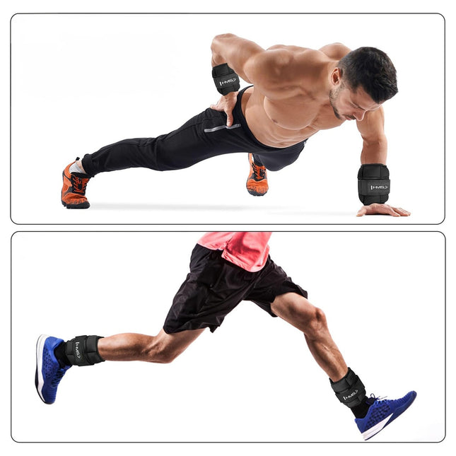 Adjustable Ankle & Wrist Weights, 2 x 1kg