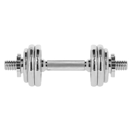 Regulējamas hromētas hanteles ar futrāli, 15 kg