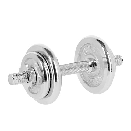 Regulējamas hromētas hanteles ar futrāli, 20 kg