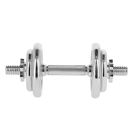 Regulējamas hromētas hanteles ar futrāli, 20 kg