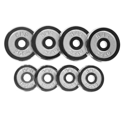 Regulējamas hromētas hanteles ar futrāli, 20 kg