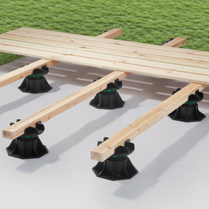Adjustable Deck Blocks, 8-Pack, 2200 lb, 3.5-4.6 in