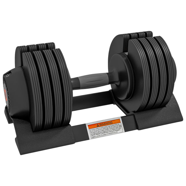 Regulējams hanteļu komplekts - no 7 līdz 24 kg, neslīdošs rokturis