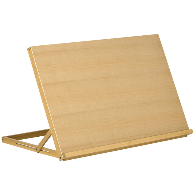 Regulējams saliekams galda molberts, dižskābardis, 75,8x51 cm
