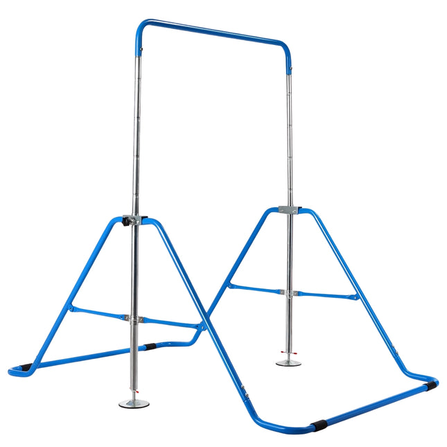 Regulējams vingrošanas stienis, salokāms, 90-130 cm, zils