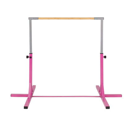 Regulējams vingrošanas stienis bērniem, 85-145 cm, rozā