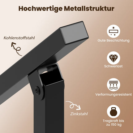 Regulējama āra kāpņu margu konstrukcija, 104 cm, metāla