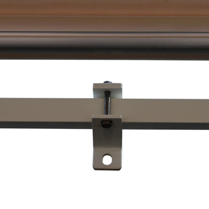 Regulējama terases markīze, 3,95 x 3 m, bēša, ar kloķi