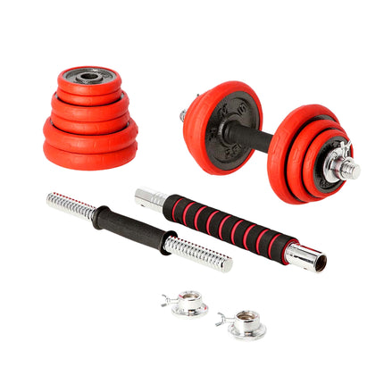 Regulējamas gumijotas hanteles 20 kg