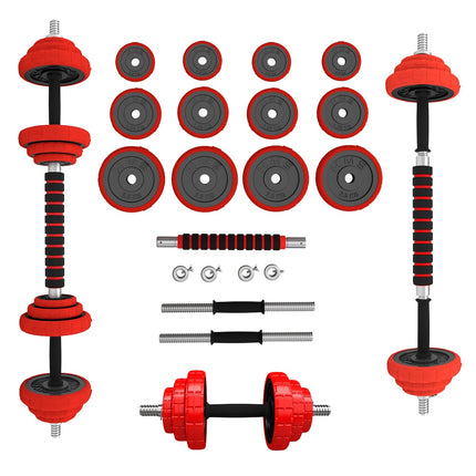 Regulējamas gumijotas hanteles 20 kg